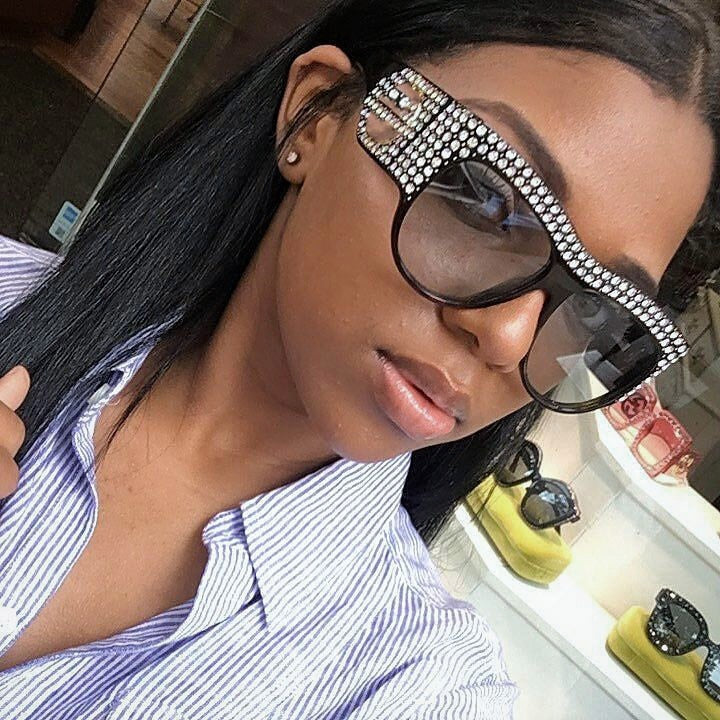 Bling Frame Fashion Sunglasses