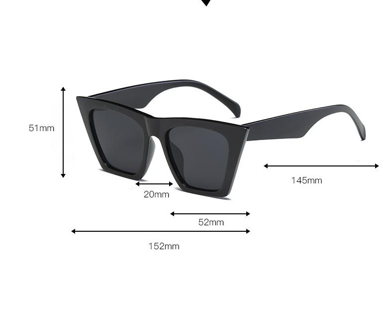 Australia Style Trape' Cat Eye Fashion Sunglasses