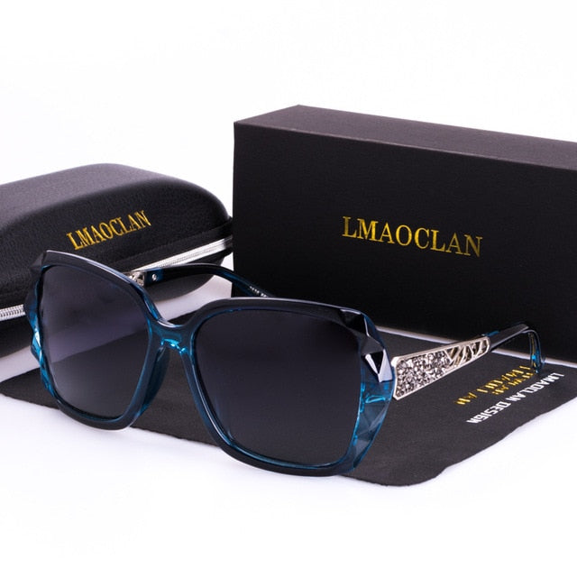 Oversized Polarized Vintage Fashion Sunglasses
