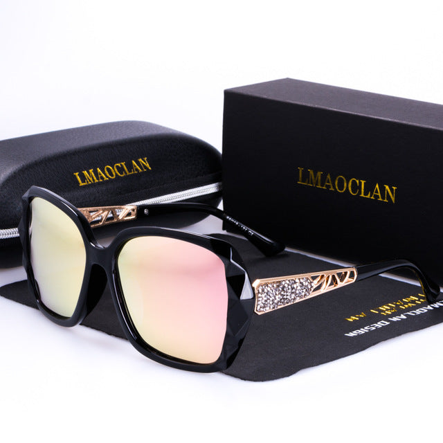 Oversized Polarized Vintage Fashion Sunglasses