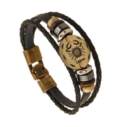 Bronze Zodiac Energy Bracelet