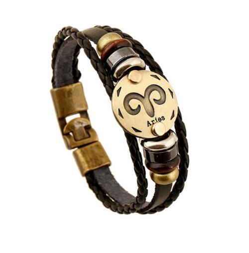 Bronze Zodiac Energy Bracelet
