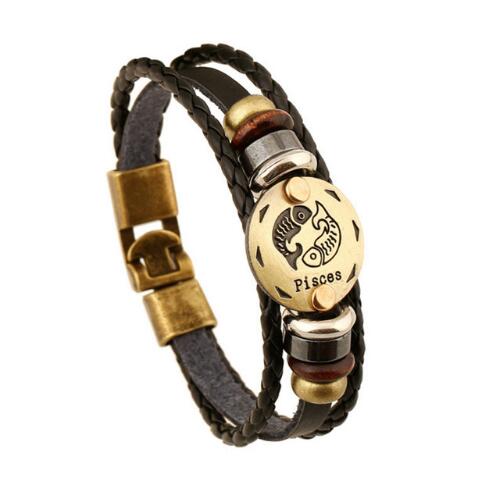 Bronze Zodiac Energy Bracelet