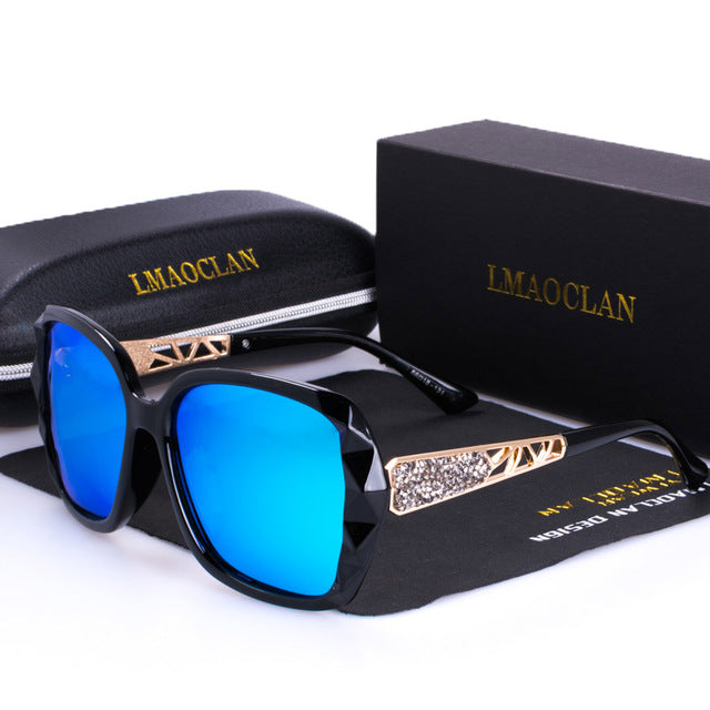 Oversized Polarized Vintage Fashion Sunglasses
