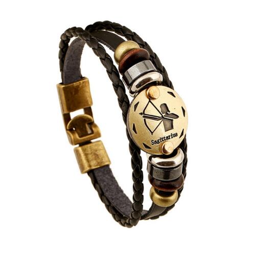 Bronze Zodiac Energy Bracelet