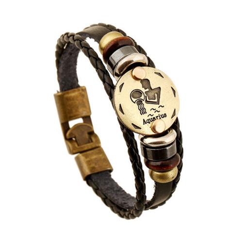 Bronze Zodiac Energy Bracelet