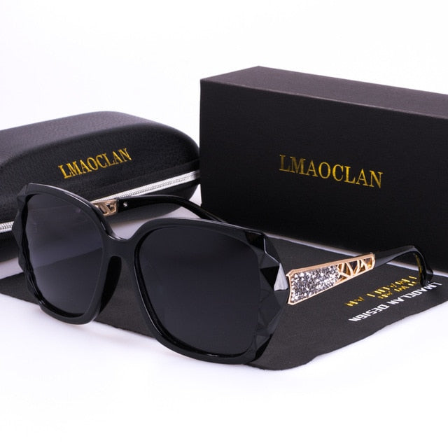 Oversized Polarized Vintage Fashion Sunglasses