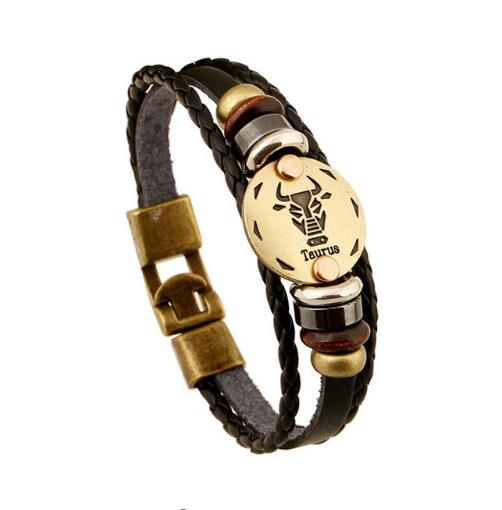 Bronze Zodiac Energy Bracelet