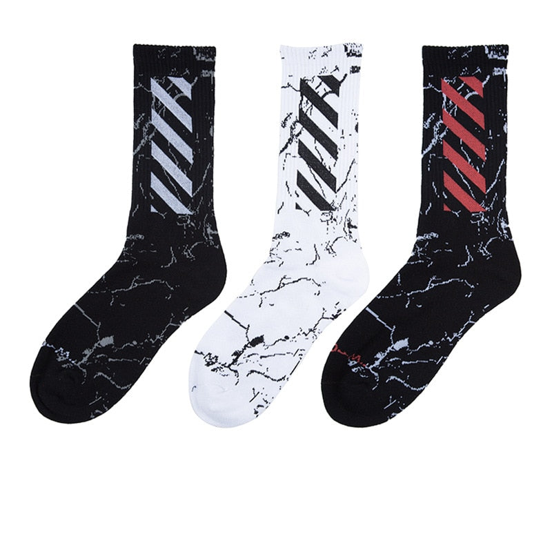 Harajuku Cracked Men Fashion socks