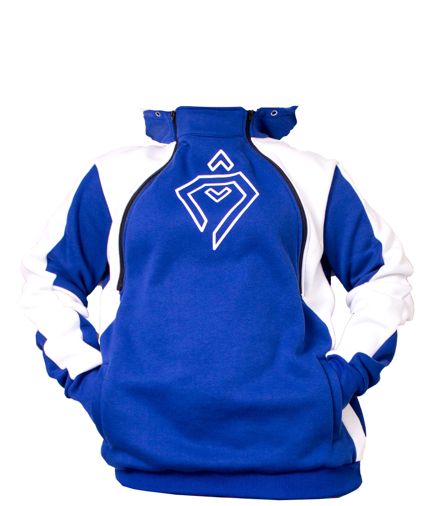Double Zipper Fashion Hoodie