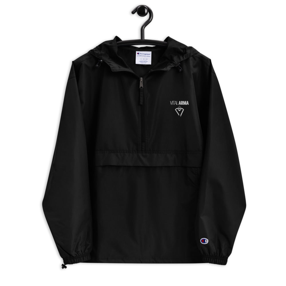Tri-diamond Embroidered Packable Jacket