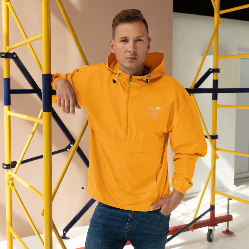 Tri-diamond Embroidered Packable Jacket
