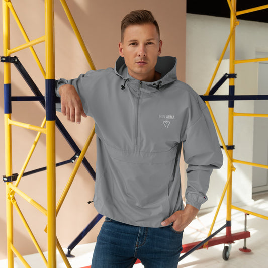 Tri-diamond Embroidered Packable Jacket