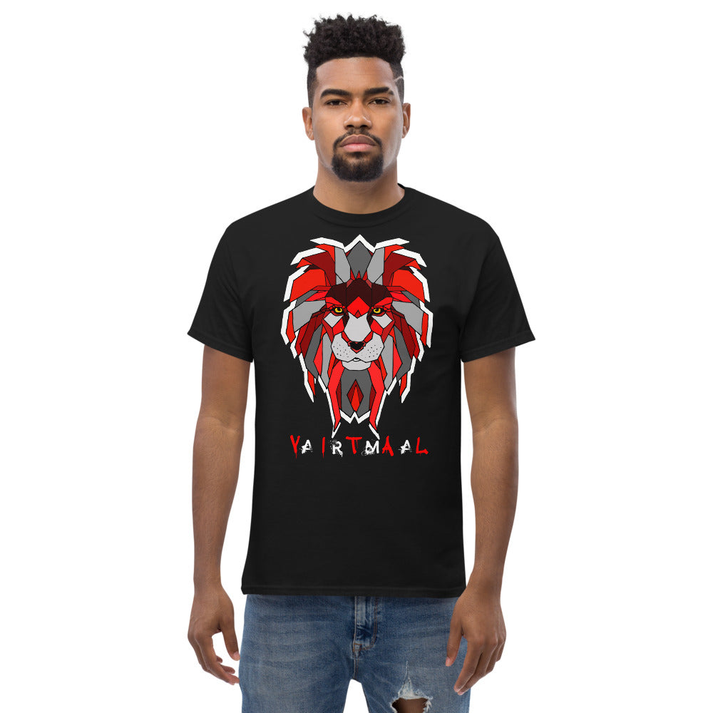 Red Feral Geometric Tee