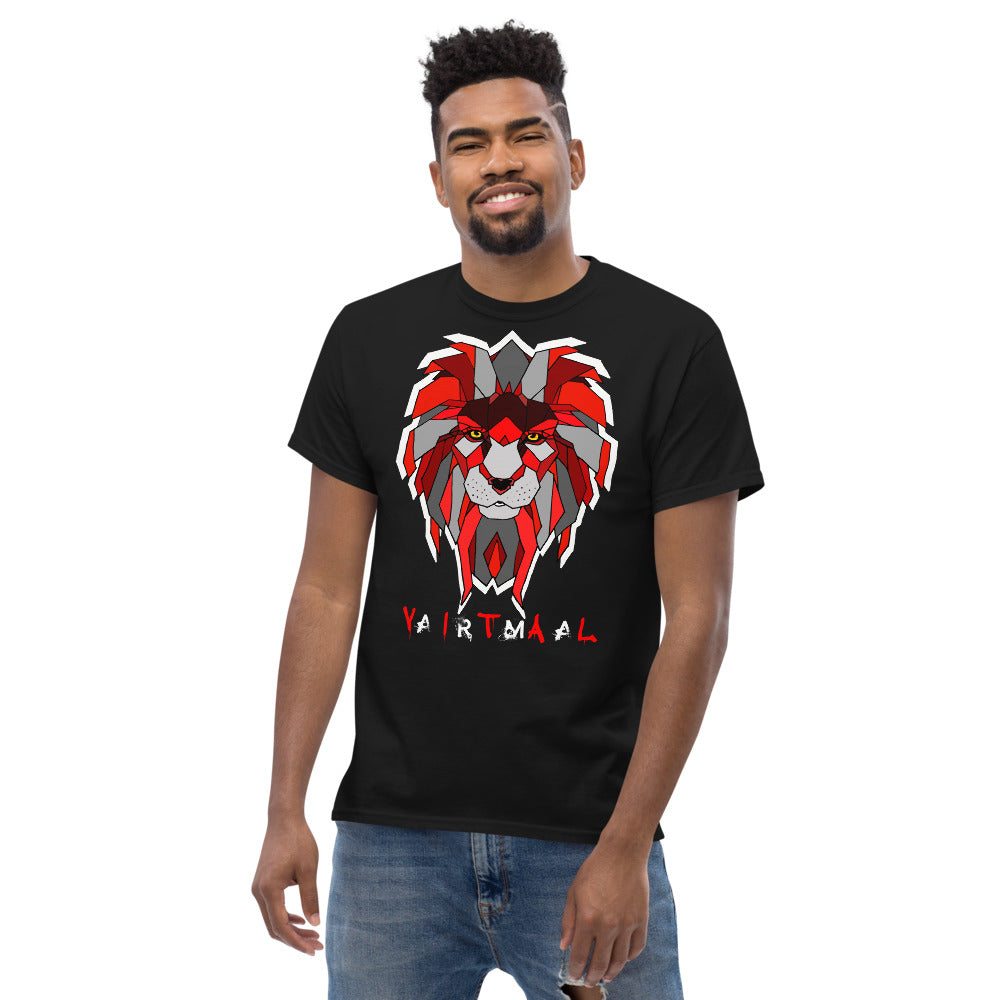 Red Feral Geometric Tee