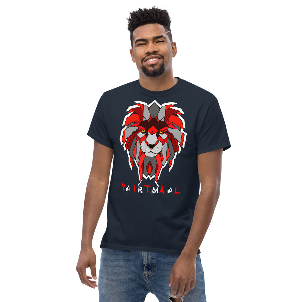 Red Feral Geometric Tee