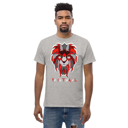 Red Feral Geometric Tee