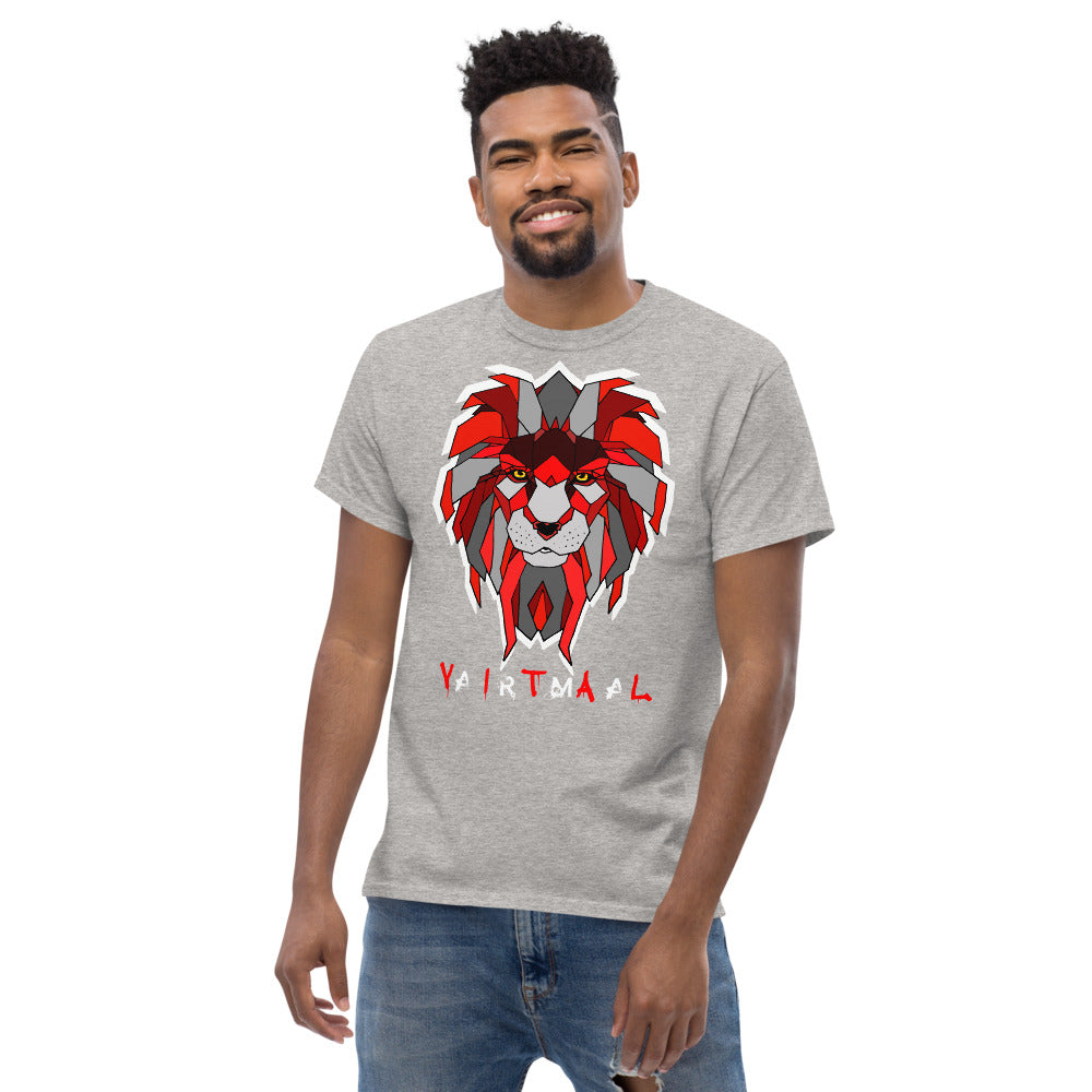 Red Feral Geometric Tee