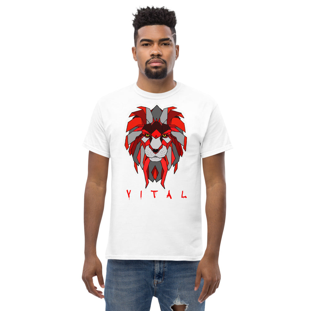 Red Feral Geometric Tee