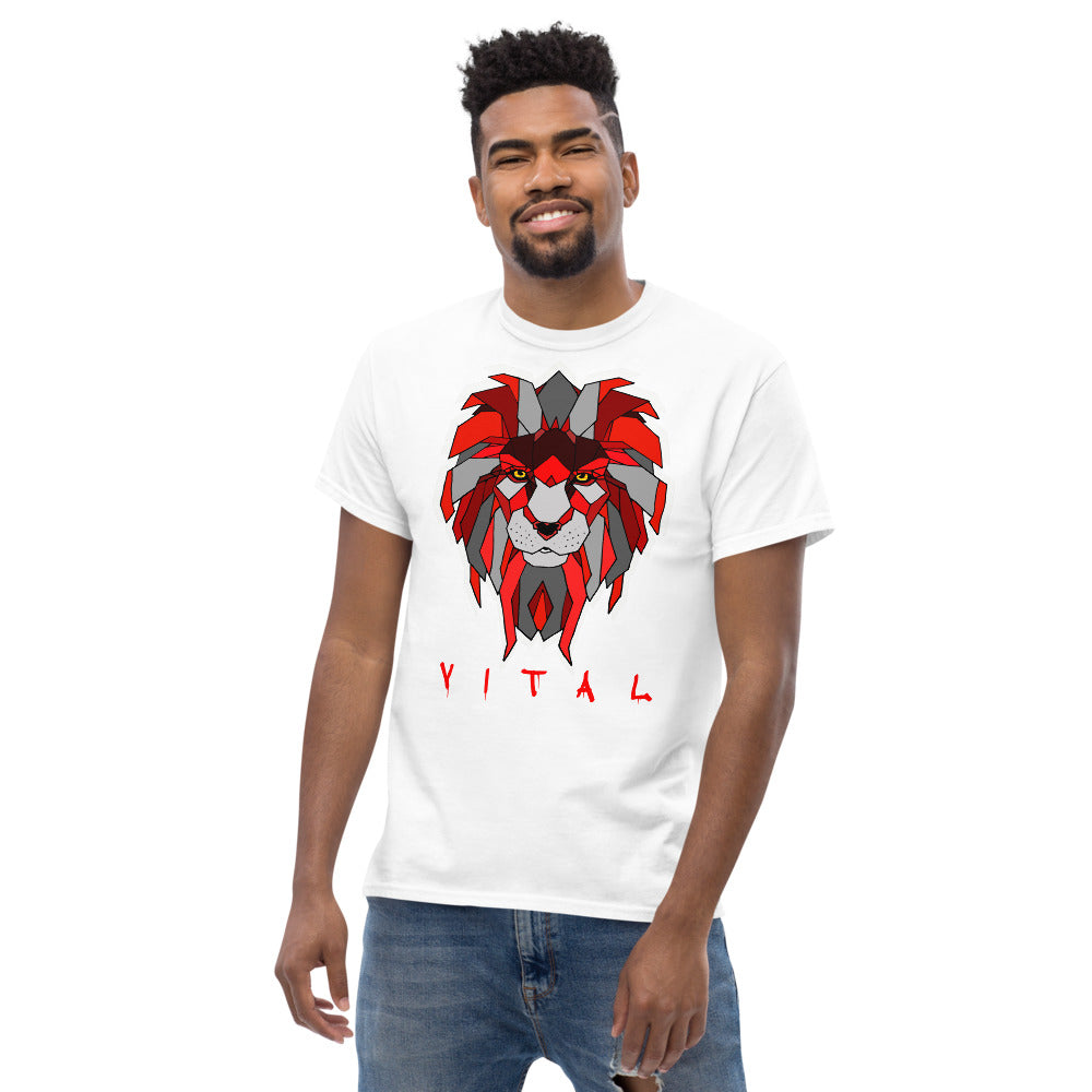 Red Feral Geometric Tee