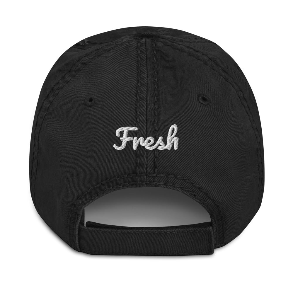 Distressed 'Fresh' Dad Hat
