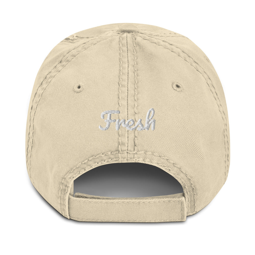 Distressed 'Fresh' Dad Hat