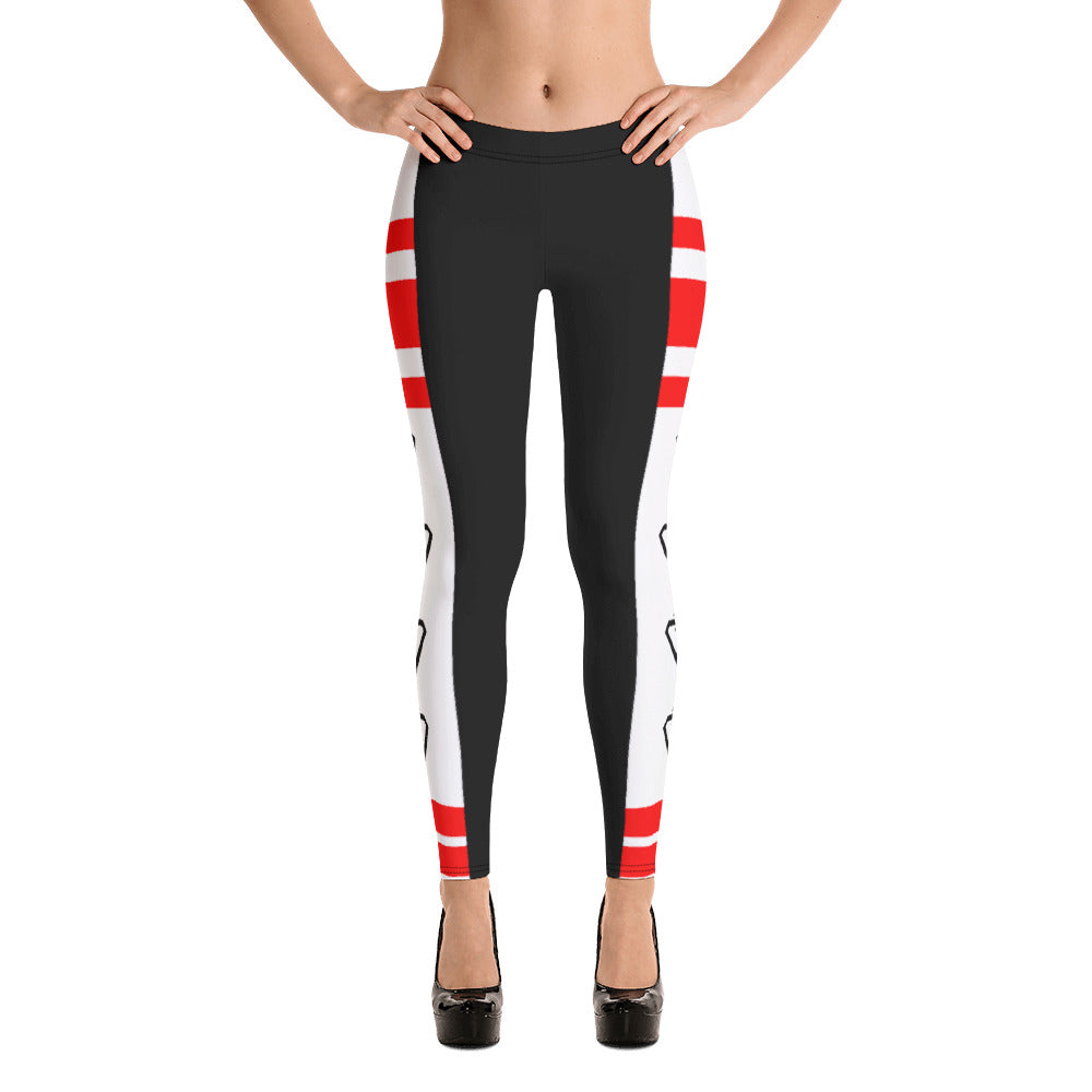 Vital Red Stripe Leggings