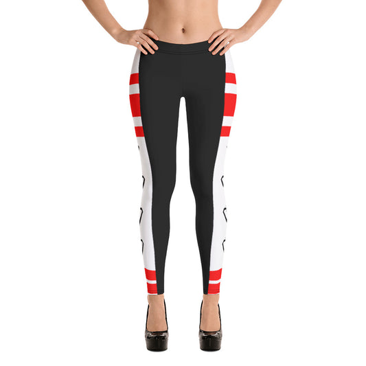 Vital Red Stripe Leggings