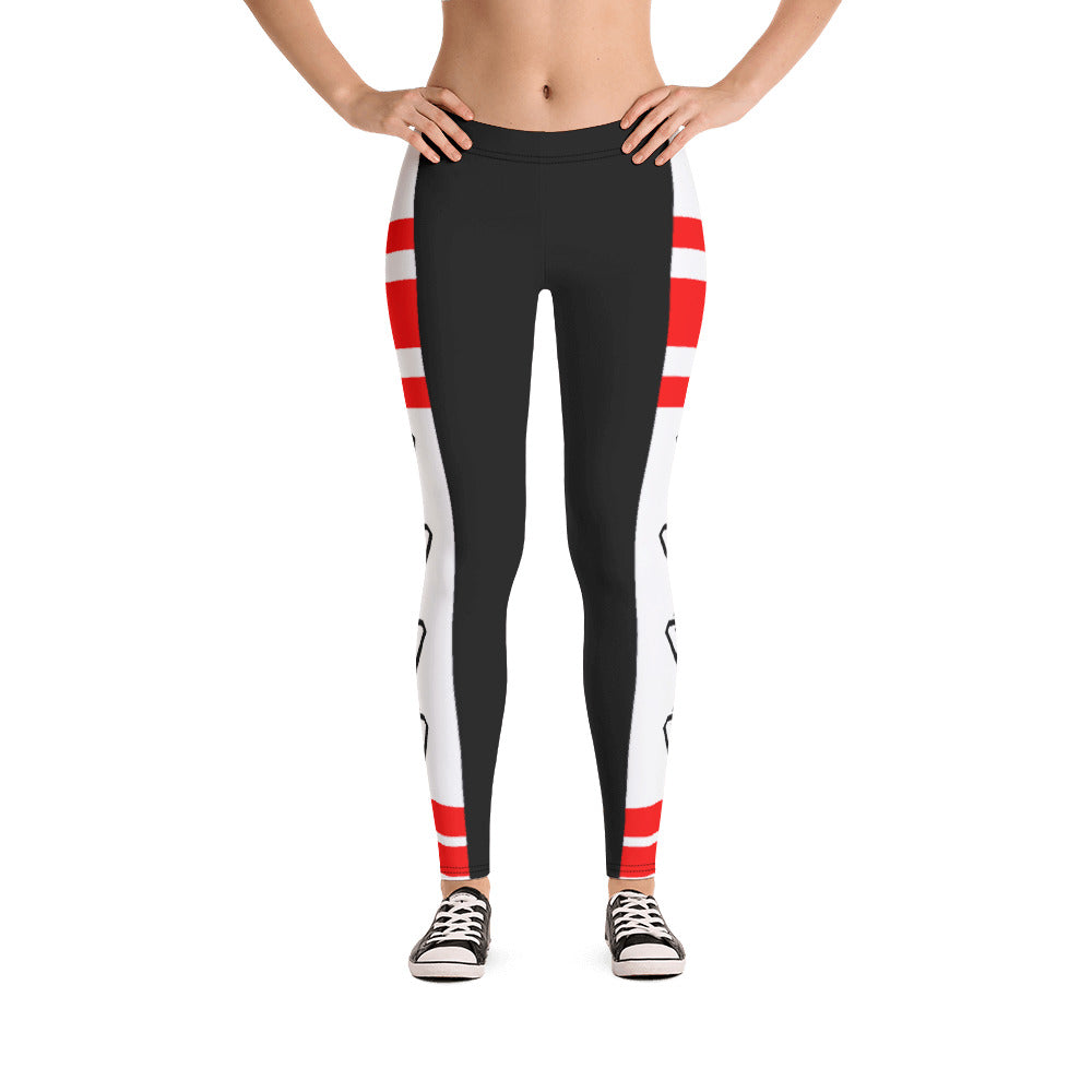 Vital Red Stripe Leggings
