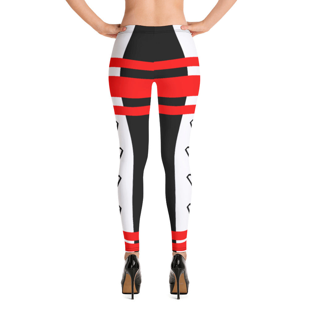Vital Red Stripe Leggings