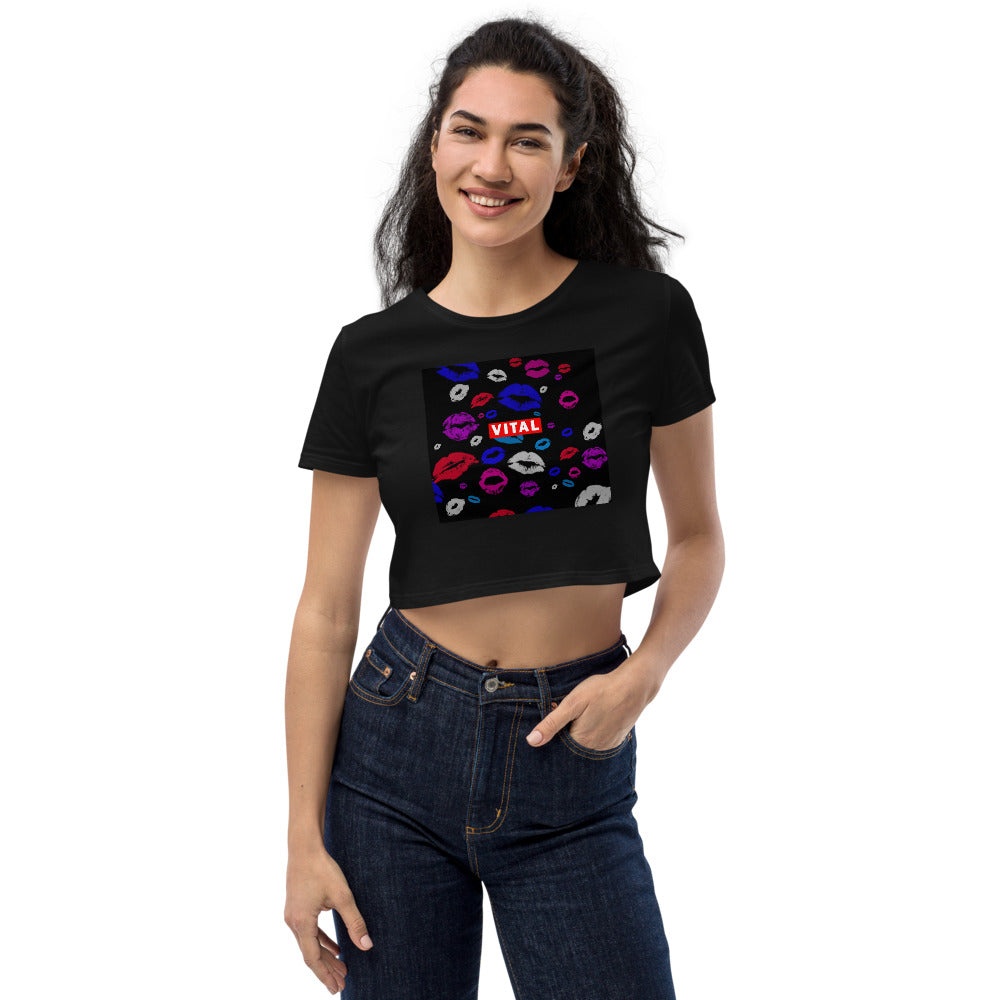 Kisses All Over Crop Top