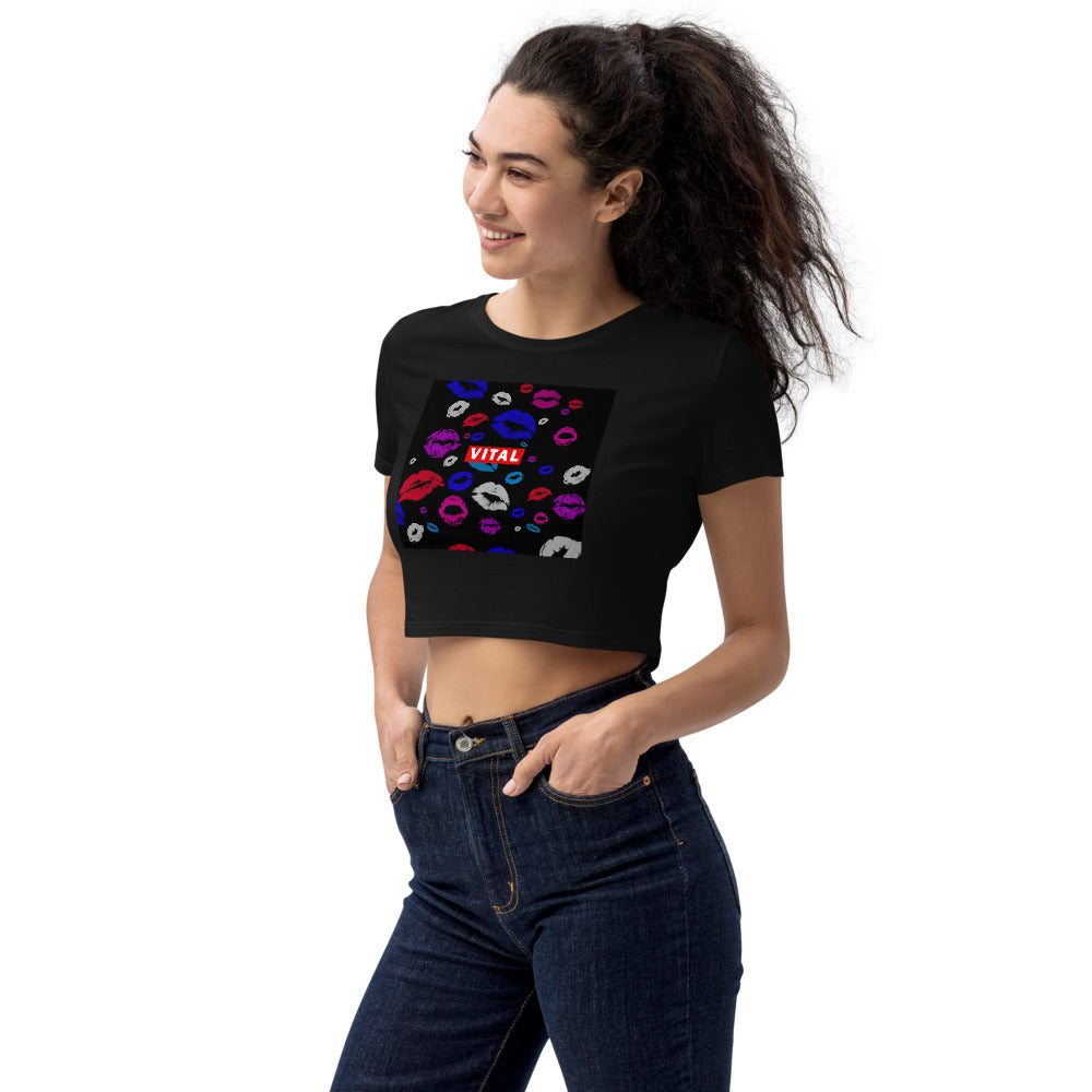 Kisses All Over Crop Top