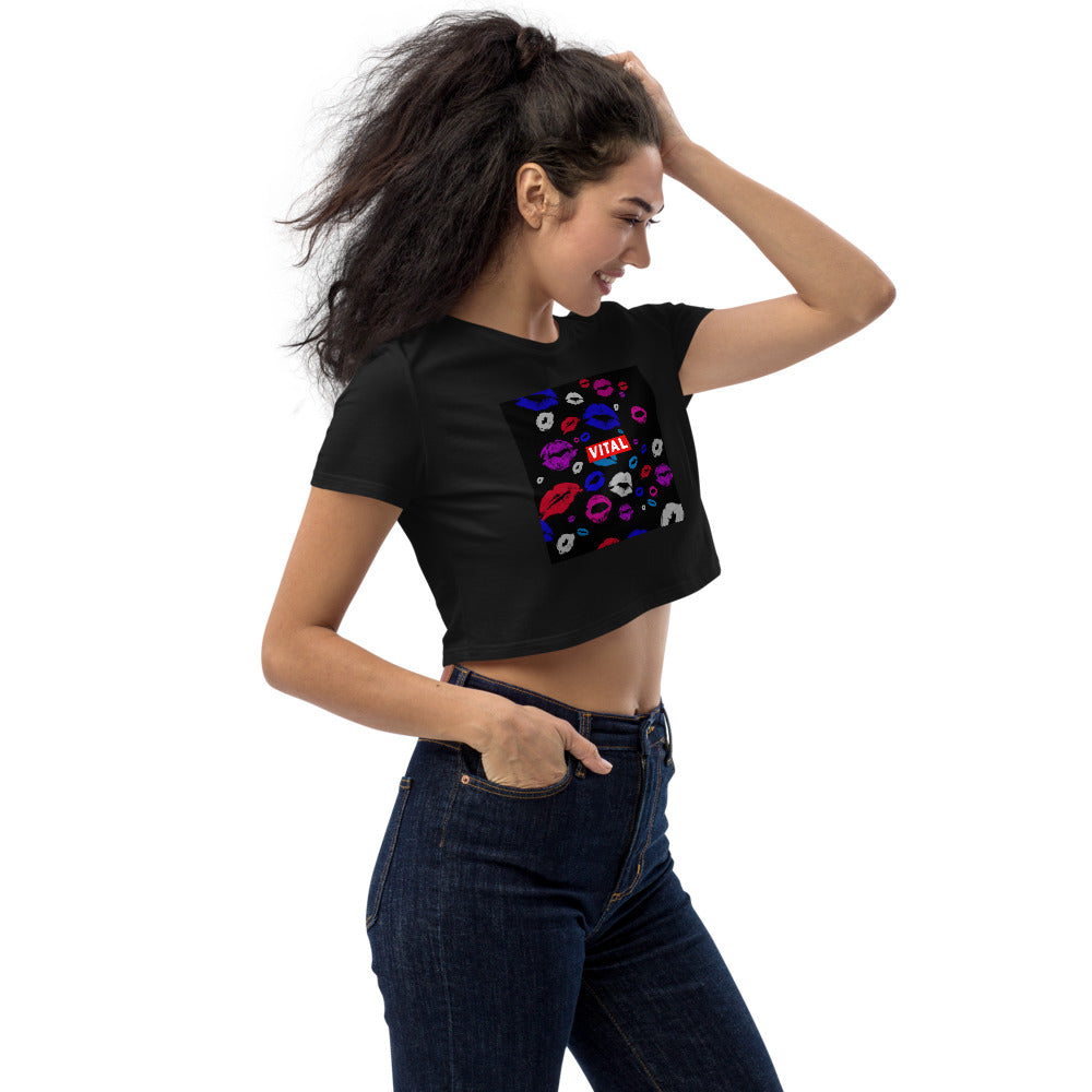 Kisses All Over Crop Top