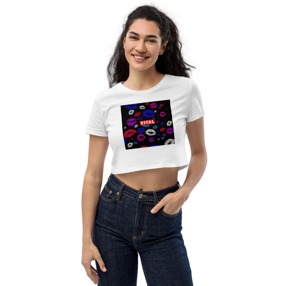 Kisses All Over Crop Top