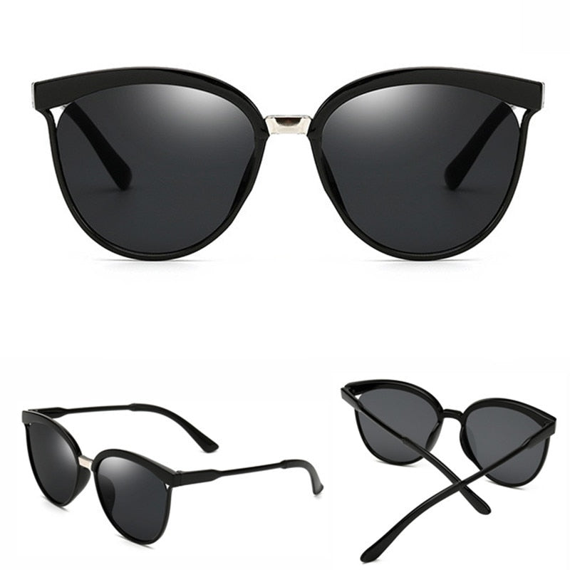 Round Cat Eye Fashion Sunglasses