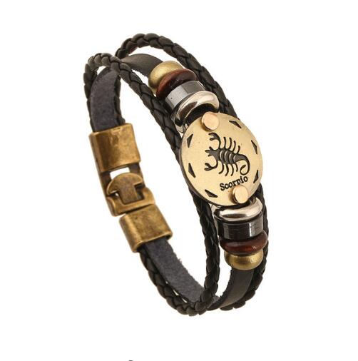 Bronze Zodiac Energy Bracelet